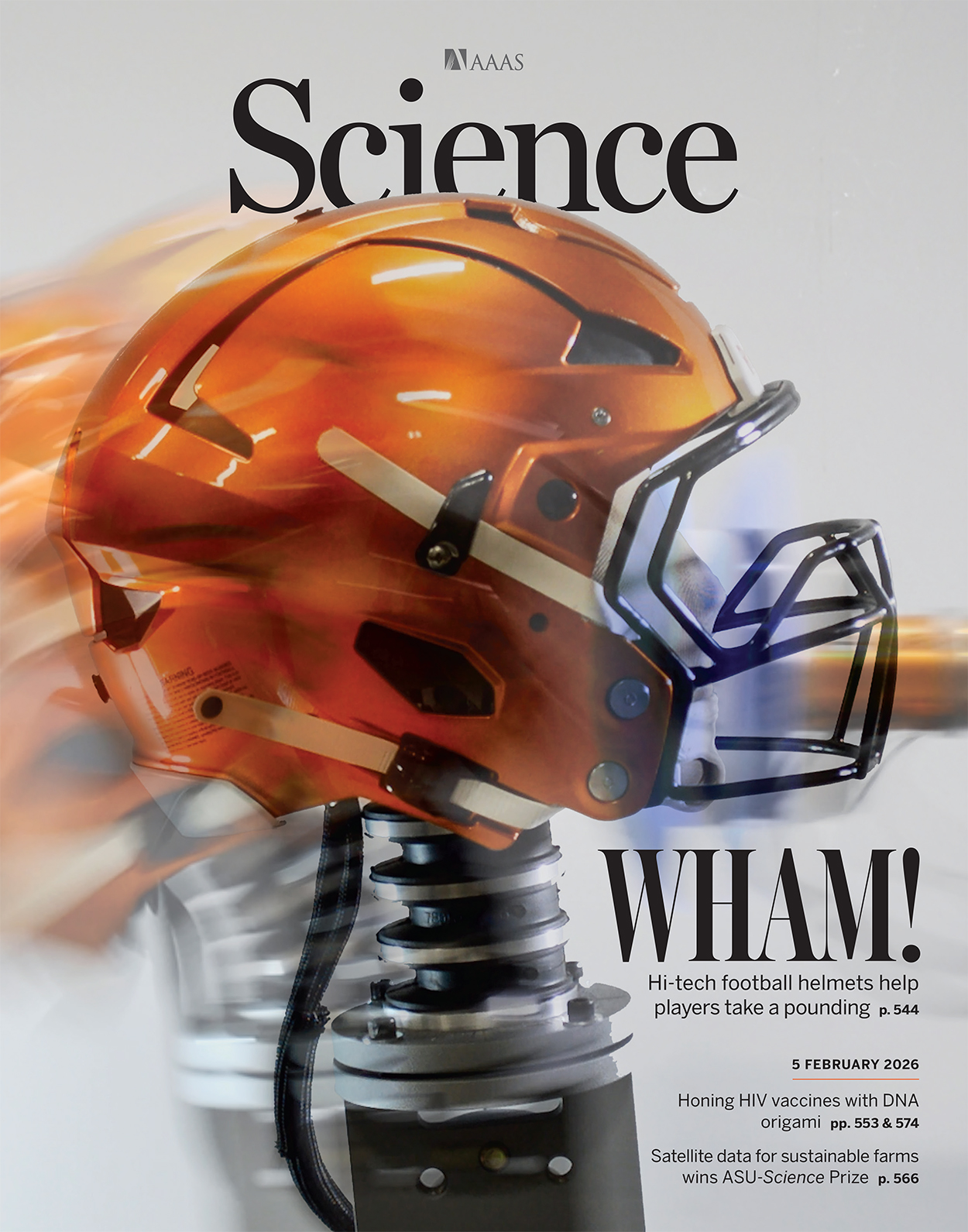 Science cover — AI and human trafficking